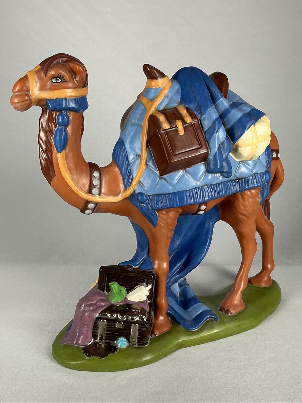 Vintage Atlantic Mold Ceramic Nativity Standing Camel MCM Holiday Figurine 1975